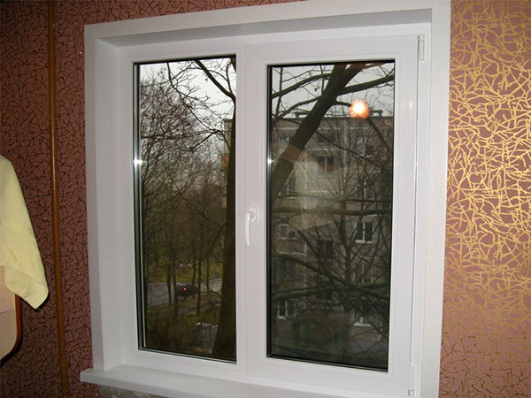 Пример окна ПВХ SALAMANDER в Минске